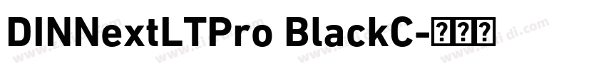 DINNextLTPro BlackC字体转换 DINNextLTPro BlackC字体转换